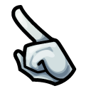 Among Us White Marble Sculpture Character pointer