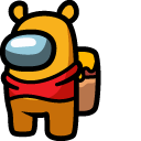 Among Us Winnie the Pooh Character cursor