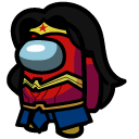 Among Us Wonder Woman Character cursor
