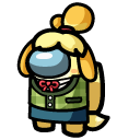 Among Us Yellow Animal Crossing Isabelle Character cursor