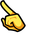 Among Us Yellow Candle Character pointer