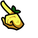 Among Us Yellow Character Lemon pointer