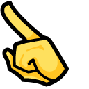 Among Us Yellow Character Ninja pointer