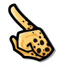 Among Us Yellow Cheetah Character pointer