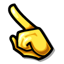 Among Us Yellow Christmas Bell Character pointer