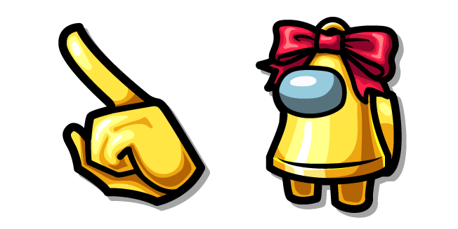 Among Us Yellow Christmas Bell Character