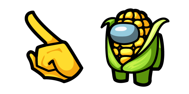 Among Us Yellow Corn Character