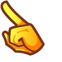 Among Us Yellow Lemonade Character pointer