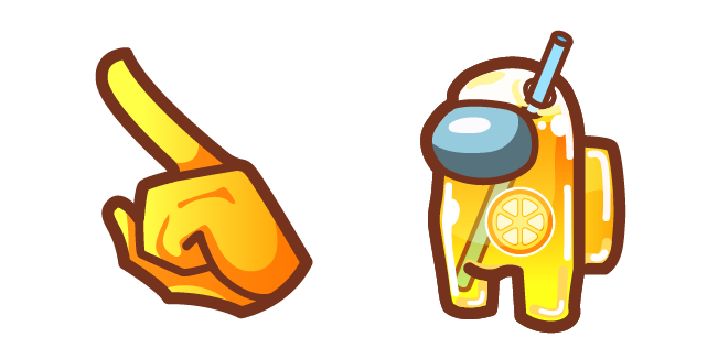 Among Us Yellow Lemonade Character