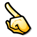 Among Us Yellow Light Bulb Character pointer