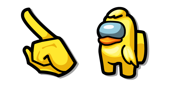 Among Us Yellow Rubber Duck Character