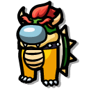 Among Us Yellow Super Mario Bowser Character cursor