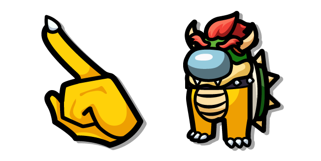 Among Us Yellow Super Mario Bowser Character