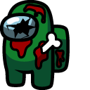 Among Us Zombie Character cursor