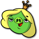 Angry Birds Toons Queen Pig cursor