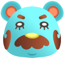 Animal Crossing Beardo and Globe cursor