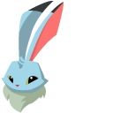 Animal Jam Arctic Hare and Blue Glasses cursor