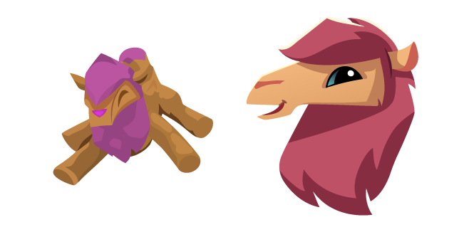 Animal Jam Camel and Giant Camel Plushie