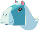 Animal Jam Clydesdale Horse cursor