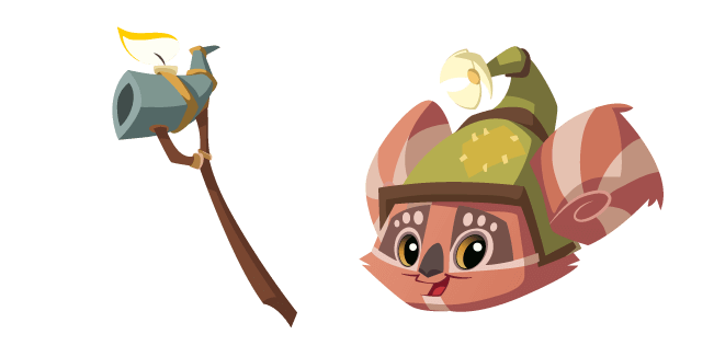 Animal Jam Cosmo and Wooden Staff