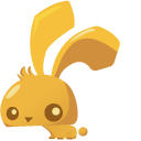 Animal Jam Golden Bunny and Ducky cursor