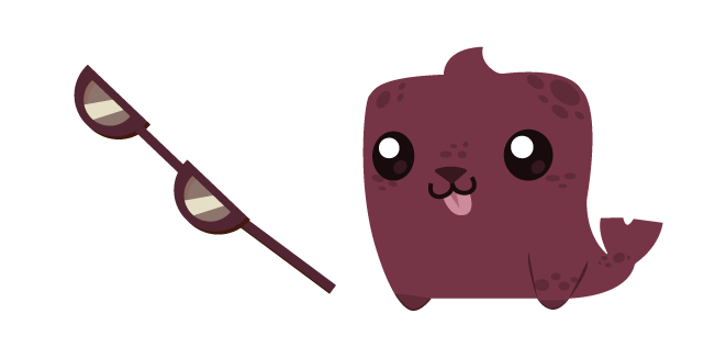 Animal Jam Magenta Seal and Glasses