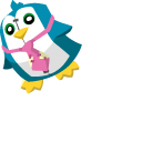 Animal Jam Penguin and Rare Penguin Plushie pointer