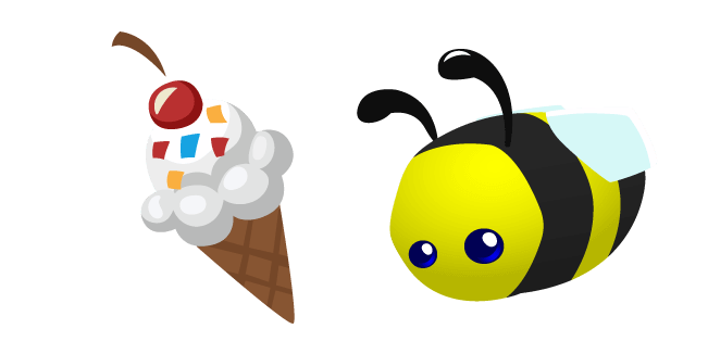 Animal Jam Pet Honeybee and Ice Cream