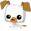 Animal Jam Pet Puppy and Bone cursor