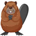 Brown Beaver cursor