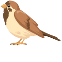 Brown Sparrow cursor