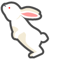 Florida White Albino Rabbit pointer