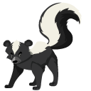 Friendly Skunk cursor