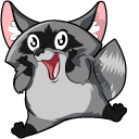 Funny Raccoon pointer