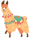 Llamas in Traditional Clothing pointer