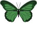 Malachite Green Butterflies cursor