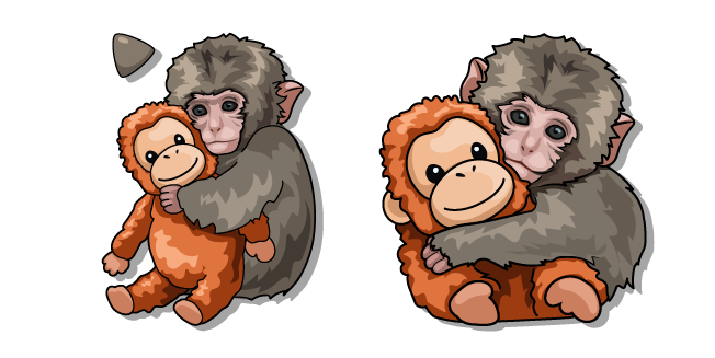 Monkey Punch with its Plush Toy