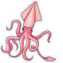 Pink Squid cursor