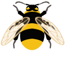 Yellow-Black Bumblebee cursor