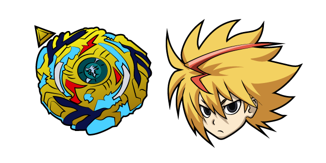 Beyblade Free De La Hoya and Drain Fafnir 8 Nothing