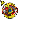 Beyblade Shu Kurenai and Spryzen Requiem pointer