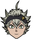 Black Clover Asta and Grimoire cursor