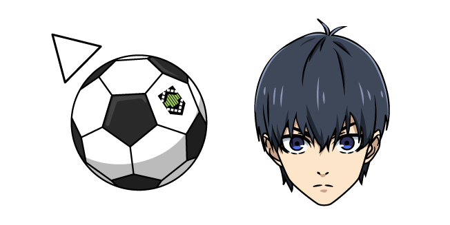 Blue Lock Yoichi Isagi and Ball