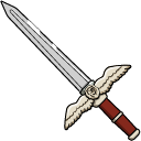 Delicious in Dungeon Laios Touden and Sword pointer