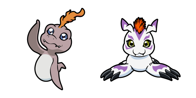 Digimon Bukamon and Gomamon
