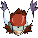 Digimon Hawkmon and Silphymon cursor