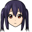 K-ON Azusa Nakano and Guitar cursor