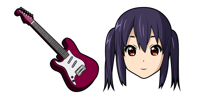 K-ON Azusa Nakano and Guitar