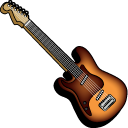 K-ON Mio Akiyama and Guitar pointer