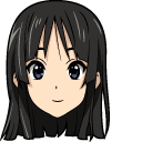 K-ON Mio Akiyama and Guitar cursor